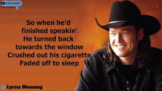 Blake Shelton  The Gambler  Lyrics Meaning [upl. by Partridge]