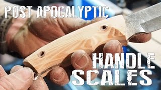 How To Make Handle Scales For A Knife  The Easy Way [upl. by Innob]