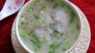 Beef Congee Cháo Thịt Bò Recipe [upl. by Tiga984]