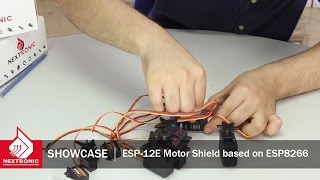 SHOWCASE  ESP12E Motor Shield based on ESP8266 [upl. by Teague]