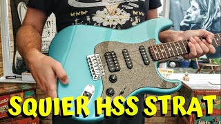 Squier By Fender Affinity Stratocaster HSS Review Demo [upl. by Stichter361]