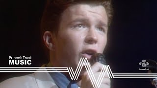 Rick Astley  Never Gonna Give You Up The Princes Trust Rock Gala 1988 [upl. by Enirol389]