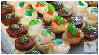 Simple Canapés  FoodPoint [upl. by Havard]