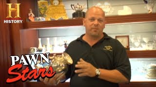 Pawn Stars How To if Silver is Fake or Real  History [upl. by Mallorie900]