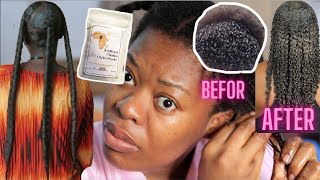 I tried CHEBE POWDER On my RELAXED Hair for Extreme Long and FAST Growth and this is what happened [upl. by Avrom141]