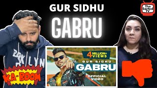 Gur Sidhu  Gabru  Delhi Couple Reactions [upl. by Ameehsat]