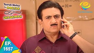 Taarak Mehta Ka Ooltah Chashmah  Episode 1657  Full Episode [upl. by Frisse]