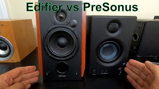 Edifier R1700BT vs Presonus Eris 35 Powered Speakers Features Comparison [upl. by Adile]