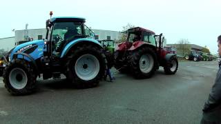 Landini 7175 vs Case CVX 170 [upl. by Eimma]