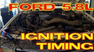 Ford 58L  50L Windsor Ignition Timing [upl. by Armanda]