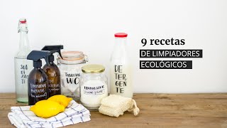 9 recetas de limpiadores ecológicos caseros [upl. by Belayneh]