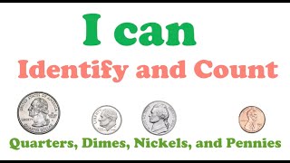 Counting Money Quarters Dimes Nickels Pennies [upl. by Ahseyi]