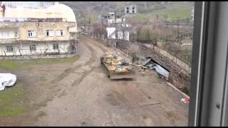 Şırnak Merkezde tank terörisleri böyle susturdu [upl. by Wrdna724]