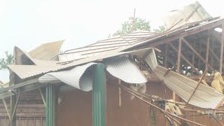 Tornado damage in Abbeville [upl. by Aisac495]