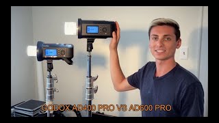 Godox AD400pro vs AD600pro with Austin Kohler [upl. by Melnick]