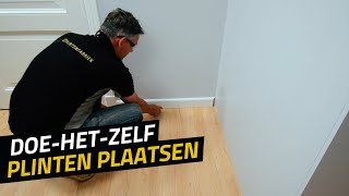 Plinten plaatsen  Plintenfabriek doehetzelf [upl. by Ruben]