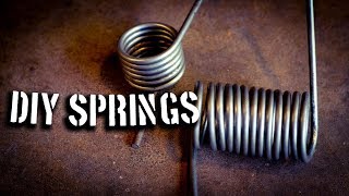 DIY Springs Make Your Own Springs at Home [upl. by Balfore]