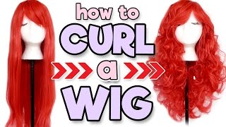 HOW TO CURL A WIG  Alexas Wig Series 8 [upl. by Leonsis]