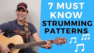 7 ESSENTIAL Beginner Guitar STRUMMING Patterns You MUST KNOW [upl. by Apul564]