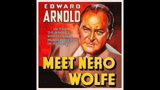 MEET NERO WOLFE 1936 [upl. by Struve]