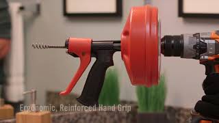 How To Use the RIDGID® POWER SPIN Drain Cleaner [upl. by Mages]