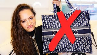 Why you SHOULDNT BUY the Dior Book Tote WATCH THIS BEFORE YOU BUY [upl. by Ledairam]