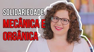 Sociologia do Trabalho Émile Durkheim e Solidariedade Mecânica e Orgânica 34 [upl. by Akirderf]