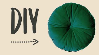 DIY Round Cushion  Beginner Friendly [upl. by Nicolais778]