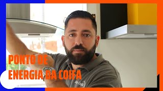 INSTALAÇÃO DE COIFA ponto de energia [upl. by Harrie787]