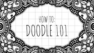 HOW TO DOODLE 101 most simple doodles I know [upl. by Karlan735]