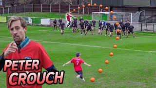 PETER CROUCH VS 11 DEFENDERS EPIC BATTLE [upl. by Salahi255]