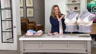 Playtex Set of 2 18Hour Comfort Strap Bras on QVC [upl. by Ahseyd677]