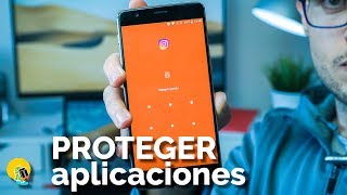 Cómo PROTEGER y bloquear APLICACIONES con la huella o PIN [upl. by Hyatt962]