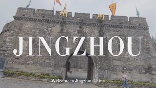 Jingzhou Hubei Province  China Walking Tour [upl. by Hollis]