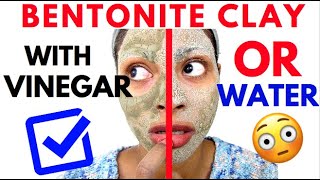 Best way to use BENTONITE CLAY MASK for face [upl. by Aslehc326]