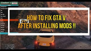 ็็How to fix GTA VStuck on Infinite Loading ScreeenCrash on Loading Screen after installing mods [upl. by Zindman]