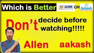 Which one is better Allen or Aakash for medicalNeet  Neet 2022  Neet 2023 STETHOSCOPEDIARIES [upl. by Aryl]