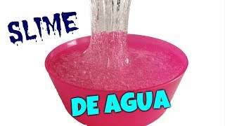 Haz SLIME DE AGUA Probando recetas de 💦Water Slime💦 [upl. by Nohpets497]