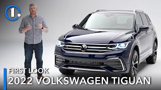 2022 Volkswagen Tiguan First Look UpClose Details [upl. by Thedrick333]