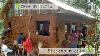 Bioconstrucción casa de barro [upl. by Sadoc]