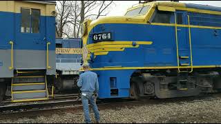 Cab ride in a Alco FPA4 on the New York and lake Erie railroad [upl. by Herries]