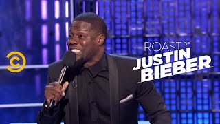 Roast of Justin Bieber  Kevin Hart  Shirts Off  Uncensored [upl. by Needan576]