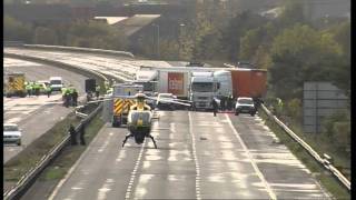 At least seven dead in horrific M5 motorway smash [upl. by Doraj191]