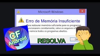 Windows com Erro de Memória Insuficiente [upl. by Spencer518]