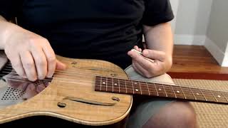 Very Beginner Lap Steel Guitar lesson [upl. by Kcinnay]