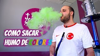 Como tirar HUMO DE COLORES  HUMO VERDE [upl. by Turpin]