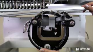 MT1501 HowTo Cap Embroidery  Installing the Cap Driver [upl. by Baum103]