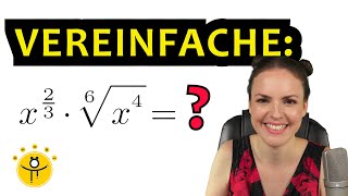 Potenzen und Wurzeln vereinfachen – Potenzen mit rationalen Exponenten Klasse 10 [upl. by Notfilc]