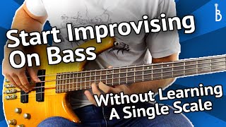 quotZeroScalequot Bass Solos How To Start Improvising On Bass No Scales Needed [upl. by Sand]