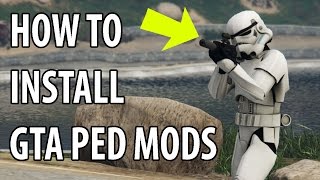 How to install Ped Mods in GTA 5  Tutorial HD [upl. by Kenyon]